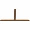 Ekena Millwork Portland Timber Gable Bracket, Western Red Cedar, 96"W x 52"H x 1 1/2"D x 5 1/2"F, 13/12 Pitch GBW096X52X0206POR00SWR - alternate 3